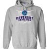 Sport Gray Hoodie (Covenant Christian Volleyball Design A)