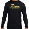 Black Long Sleeve Cooling Performance T-Shirt (Kingsmen Bowling Design A)
