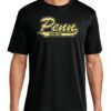 Black Short Sleeve Cooling Performance T-Shirt (Penn Bowling Design A)