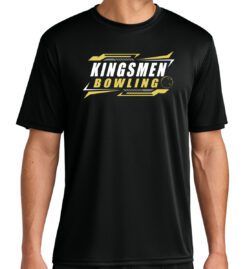 Black Short Sleeve Cooling Performance T-Shirt (Penn Bowling Design C)