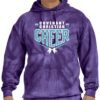 Spider Purple Tie-Dyed Hoodie (Covenant Christian Cheer Design A)