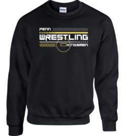 Black Crewneck Sweatshirt (Kingsmen Wrestling Design C)