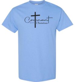 Carolina Blue Short Sleeve T-Shirt (Covenant Christian Schoolwide)