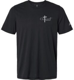 Black Short Sleeve T-Shirt (Covenant Christian Schoolwide Pocket Design)