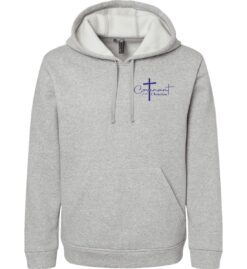 Gray Heather Hoodie (Covenant Christian Schoolwide Pocket Design)