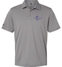 Gray Polo (Covenant Christian Schoolwide Pocket Design)