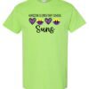 Lime Short Sleeve T-Shirt (Horizon Design E)
