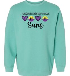 Saltwater Crewneck Sweatshirt (Horizon Design E)