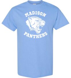 Carolina Blue Short Sleeve T-Shirt (Madison Design A)