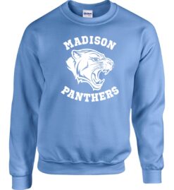 Carolina Blue Crewneck Sweatshirt (Madison Design A)