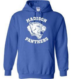 Royal Blue Hoodie (Madison Design A)
