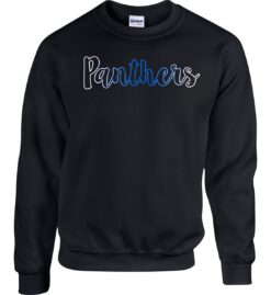 Black Crewneck Sweatshirt (Madison Design B)