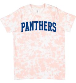 Rose Tie Dye Short Sleeve T-Shirt (Madison Design C)