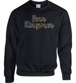 Black Crewneck Sweatshirt (Kingsmen Gradient Design)