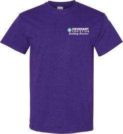 Purple Short Sleeve T-Shirt (Covenant Christian Building Services)