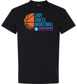 Black Short Sleeve T-Shirt (Covenant Christian Girls Basketball)
