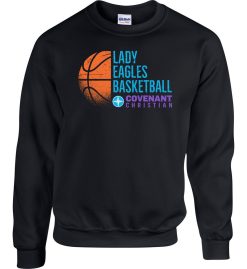 Black Crewneck Sweatshirt (Covenant Christian Girls Basketball)