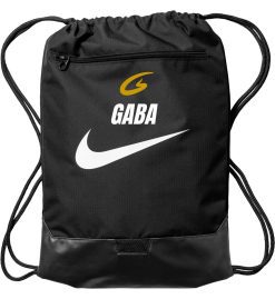 Brasilia Drawstring Pack w/Gold Logo (GABA)