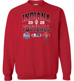 Red Unisex Heavy Blend™ Crewneck Sweatshirt (IU Championship)