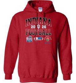 Red Unisex Heavy Blend™ Hooded Sweatshirt (IU Championship)