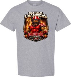 Sport Gray Unisex DryBlend® T-Shirt (IU National Champions 'D')