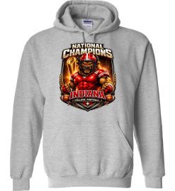 Sport Gray Unisex Heavy Blend™ Hooded Sweatshirt (IU National Champions 'D')