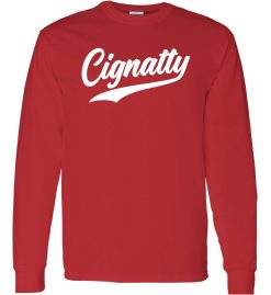 Red Unisex DryBlend® Long Sleeve T-Shirt (IU National Champions 'E')