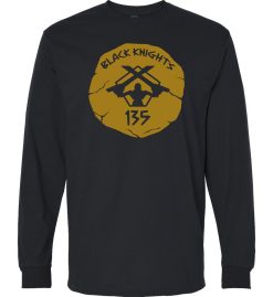 Black Long Sleeve T-Shirt (Penn Robotics Black Knights)