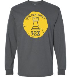 Charcoal Long Sleeve T-Shirt (Penn Robotics Golden Rooks)