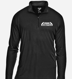 Black Performance Quarter-Zip (Penn Robotics Unified)