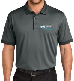 Metal Gray Polo Shirt (Covenant Christian Golf)