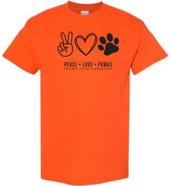 Orange (Kindergarten) Short Sleeve T-Shirt (Prairie Vista Elementary)