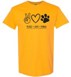 Gold (1st Grade) Short Sleeve T-Shirt (Prairie Vista Elementary)