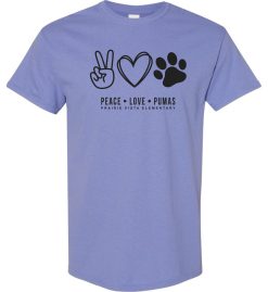 Violet (4th Grade) Short Sleeve T-Shirt (Prairie Vista Elementary)