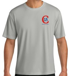 Silver Cooling Performance T-Shirt (Club 15)