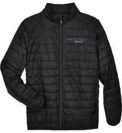 Mens' Black Puffer Jacket (Royal Excursion)