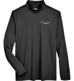 Black Heather Performance Quarter-Zip (Royal Excursion)