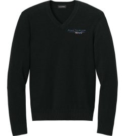 Black V-Neck Sweater (Royal Excursion)
