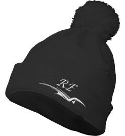 Black Pom Beanie (Royal Excursion)