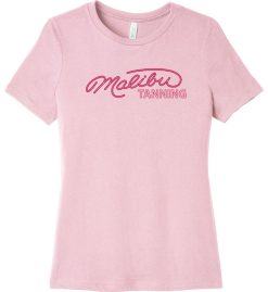 Pink Short Sleeve Women's T-Shirt (Malibu Tanning)