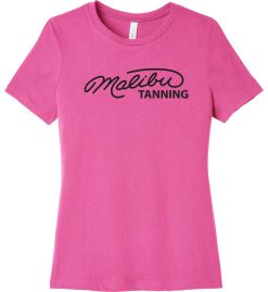 Charity Pink Short Sleeve Women's T-Shirt (Malibu Tanning)