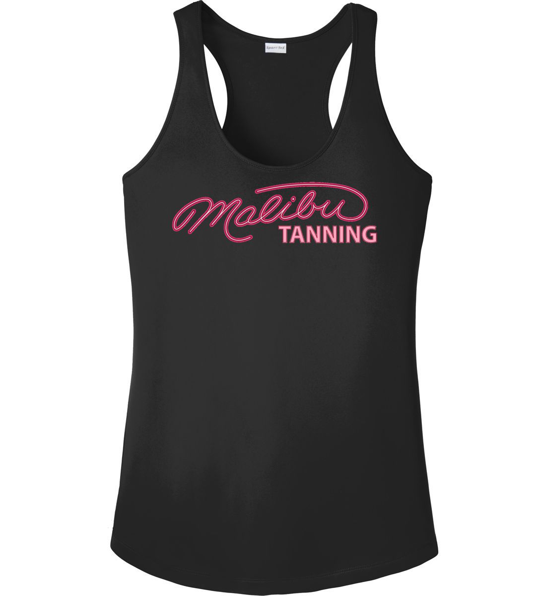 Women's Black Tank Top (Malibu Tanning)