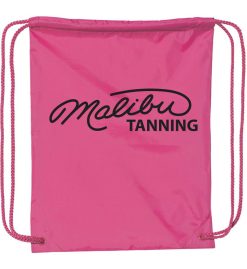 Hot Pink Drawstring Pack (Malibu Tanning)