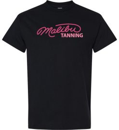 Black Short Sleeve T-Shirt (Malibu Tanning)