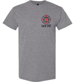 Heather Graphite Short Sleeve Union T-Shirt (NCFD)