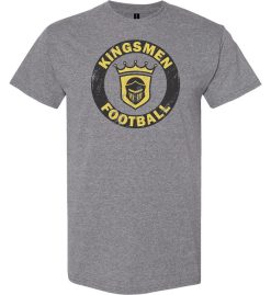 Graphite Heather Short Sleeve T-Shirt (Penn Football Design C)