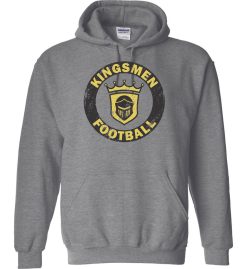 Graphite Heather Hoodie (Penn Football Design C)