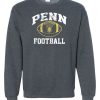 Dark Heather Crewneck Sweatshirt (Penn Football Design D)