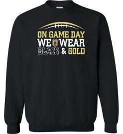 Black Crewneck Sweatshirt (Penn Football Design E)