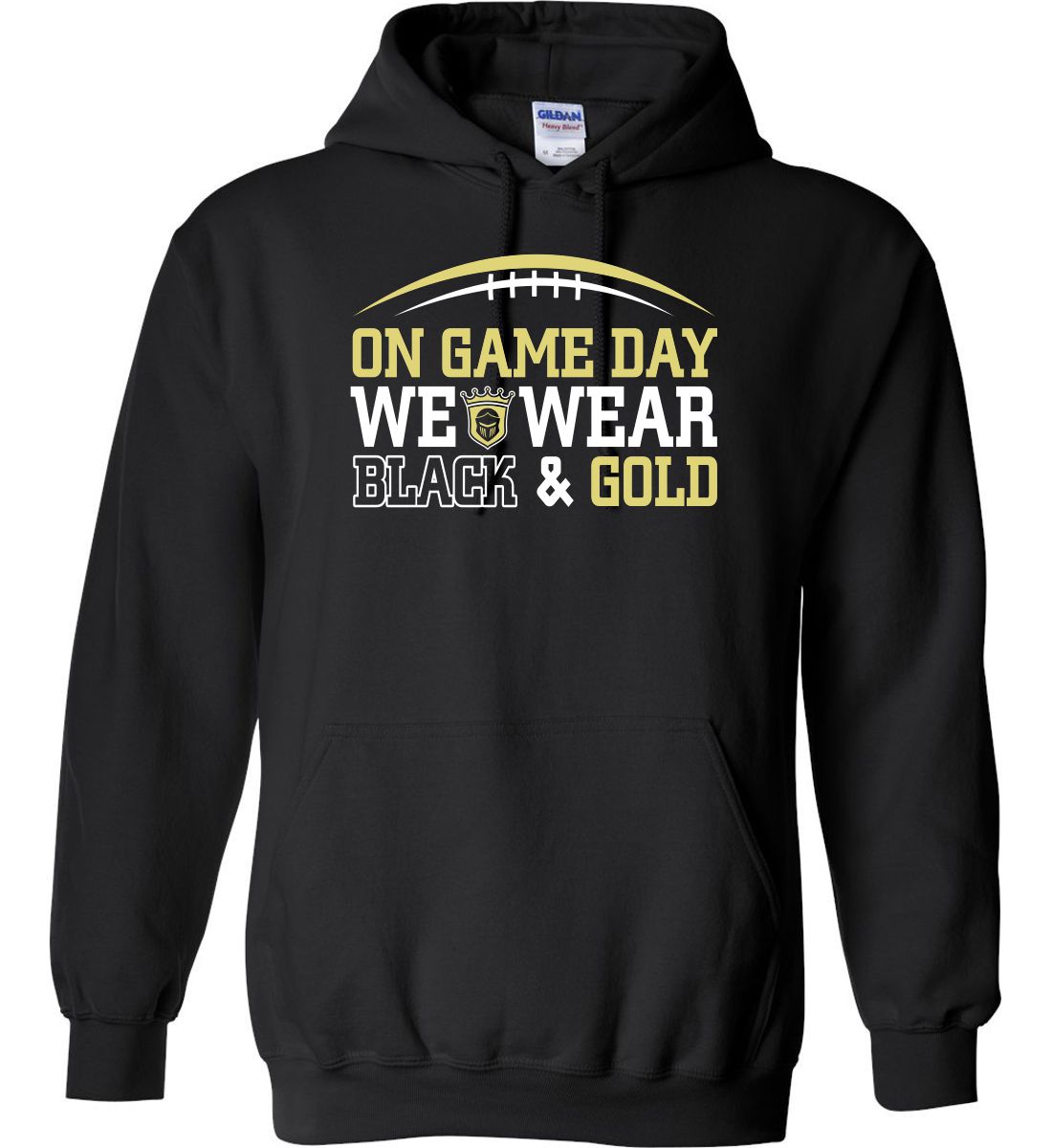 Black Hoodie (Penn Football Design E)